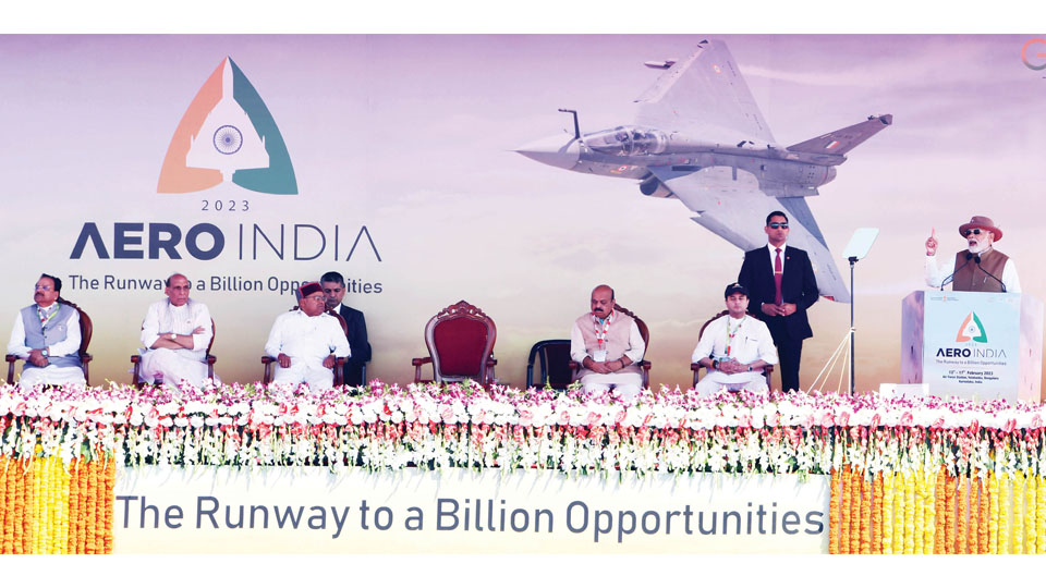 PM Modi opens Aero India
