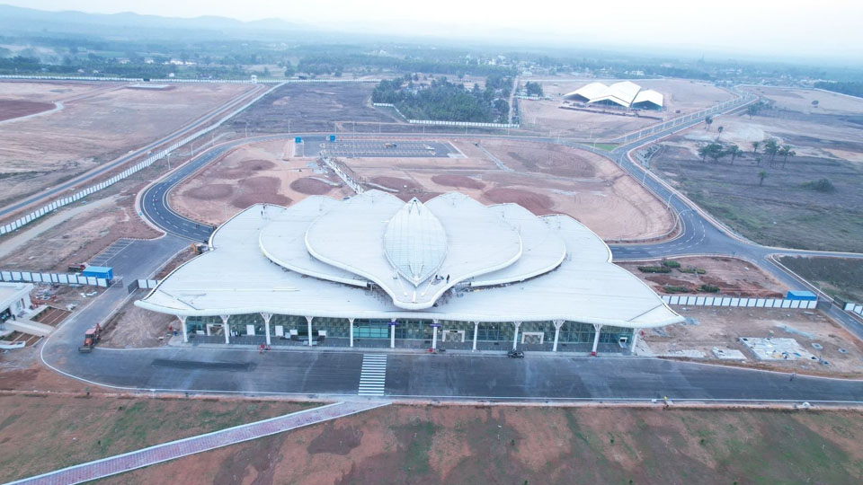 PM opens lotus-shaped Shivamogga Airport