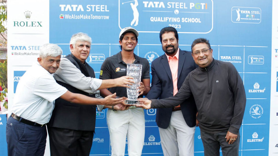 TATA Steel PGTI Qualifying School 2023 Golf, Kolkata: Mysuru-based Aryan registers a six-shot thumping victory