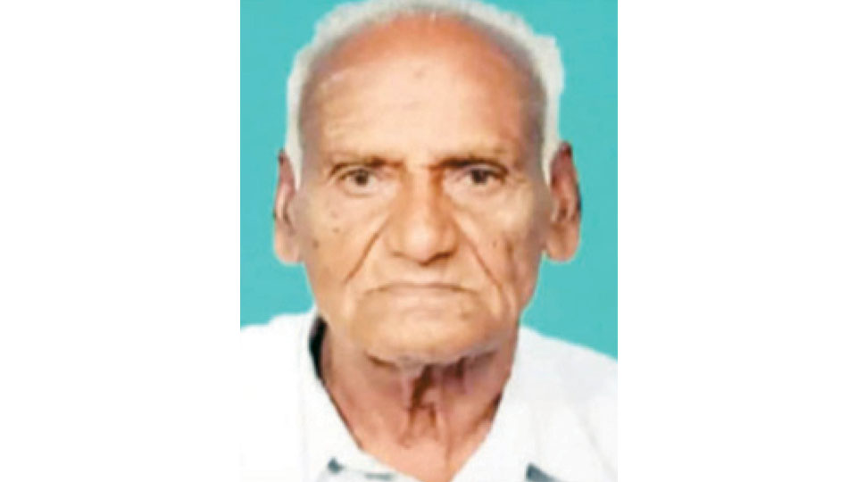 Freedom fighter from Chamarajanagar K.M. Thotappa passes away