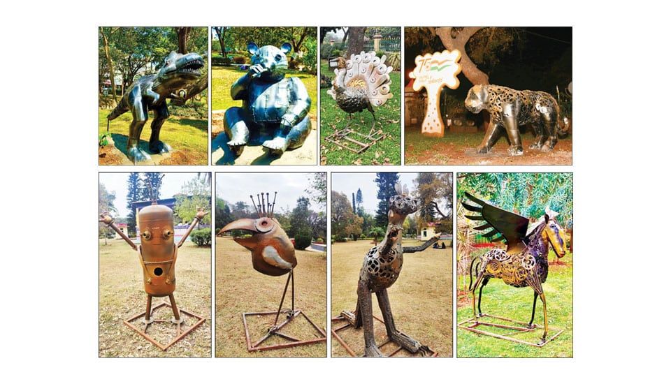 Transforming trash into treasure: Recycled e-waste artworks adorn city parks, MCC Office