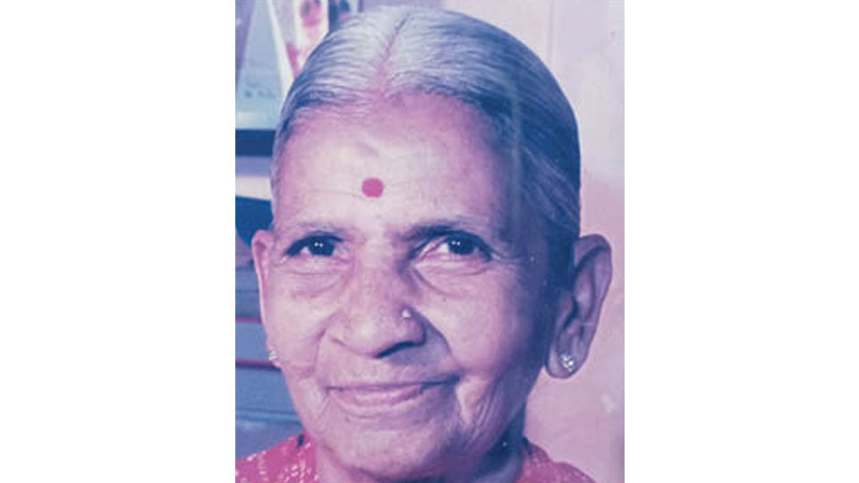 Centenarian Nagarathnamma