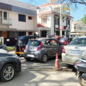 Encroachment of parking spaces