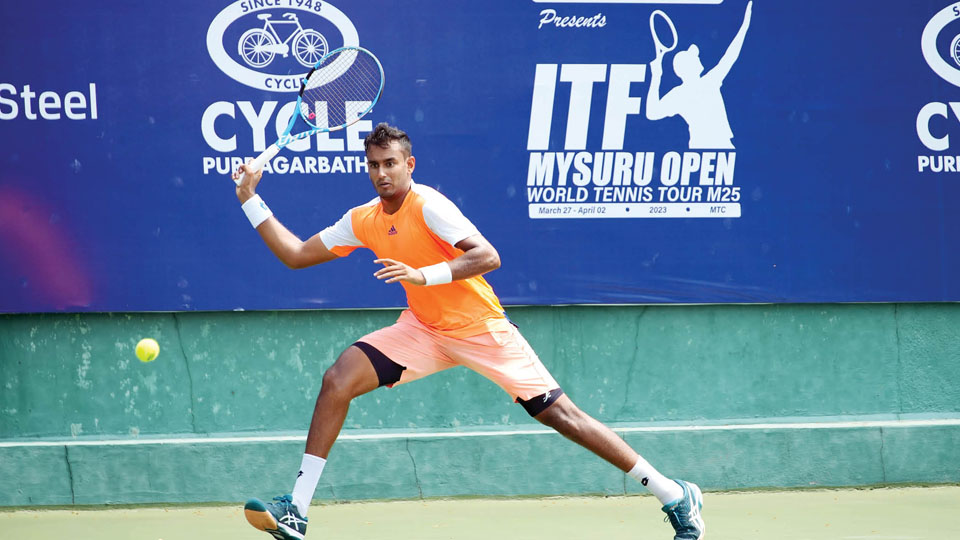 Cycle Pure Agarbathi ITF Mysuru Open 2023: Mukund Sasikumar moves into singles quarterfinals