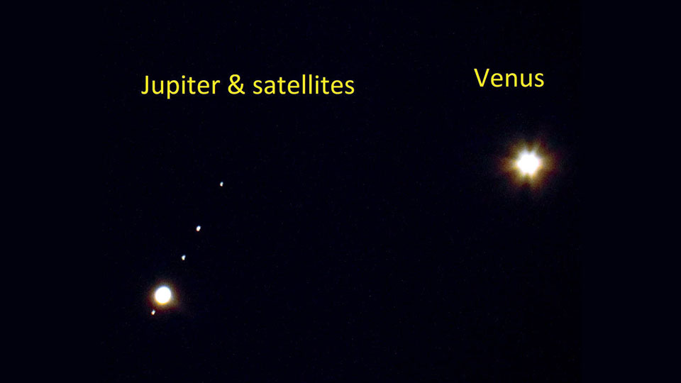 Conjunction of Jupiter and Venus captured in Mysuru