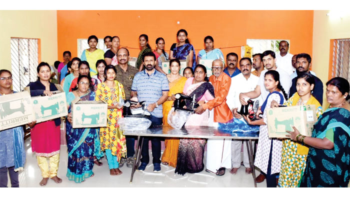 Sewing machines distributed to women beneficiaries