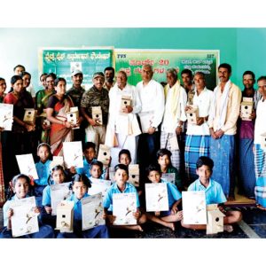 Awareness created on conservation of sparrows among children