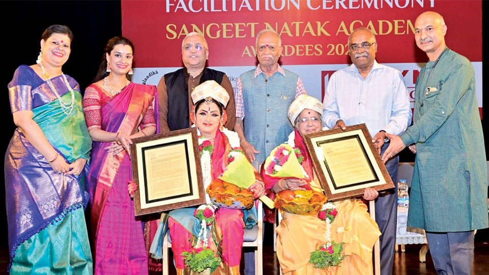 Central Sangeet Natak Akademi Awardees of Mysuru feted