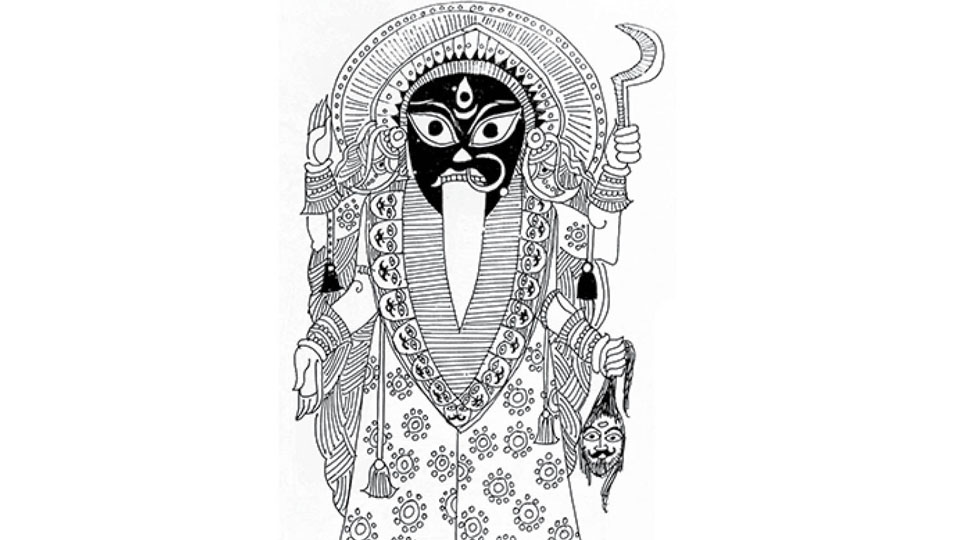 Why Goddess Kali has many faces?