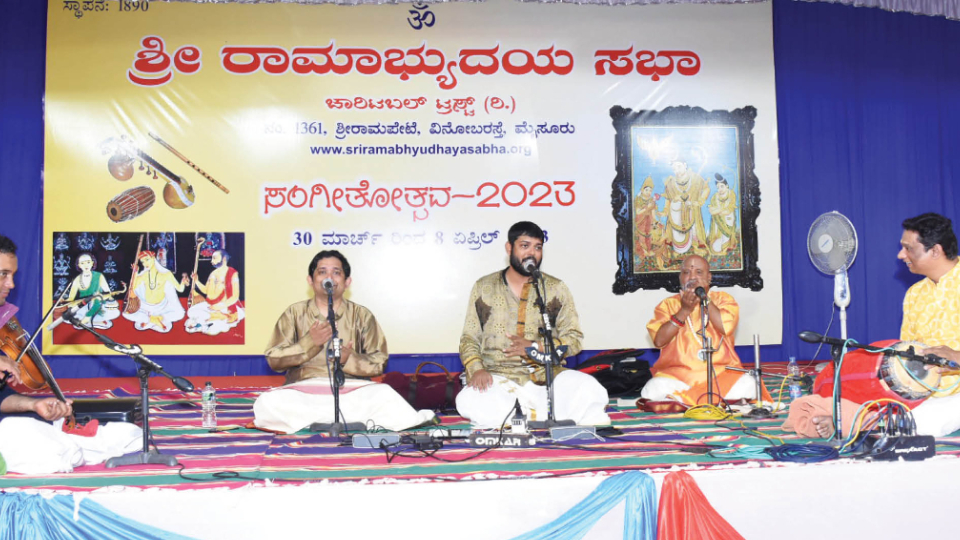 Ramothsava Sangeethotsava: Day 9 – Singing together with finesse