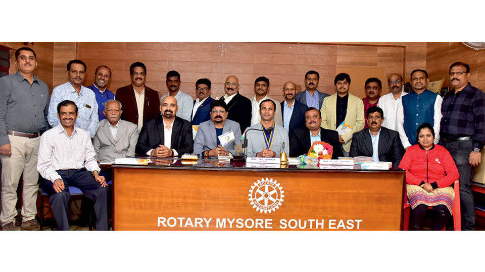 New team of Rotary Club of Mysore South East
