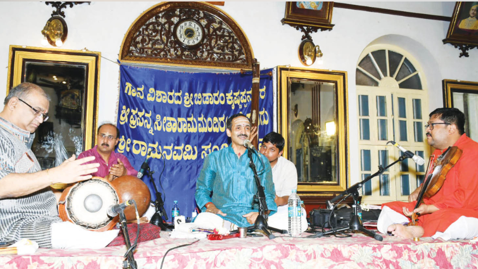 Vocal concerts enthral audience at Ramanavami Annual Heritage Music Festival