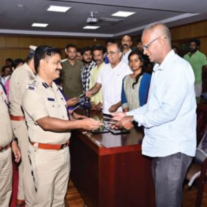 CEN cops return 15 cell phones to owners