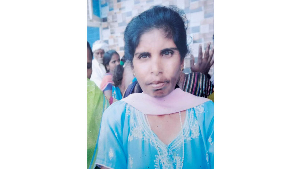K.R. Nagar woman goes missing