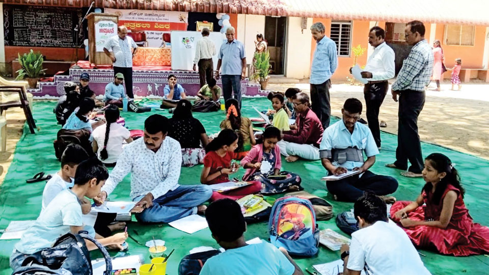 Annual Drawing Camp inaugurated