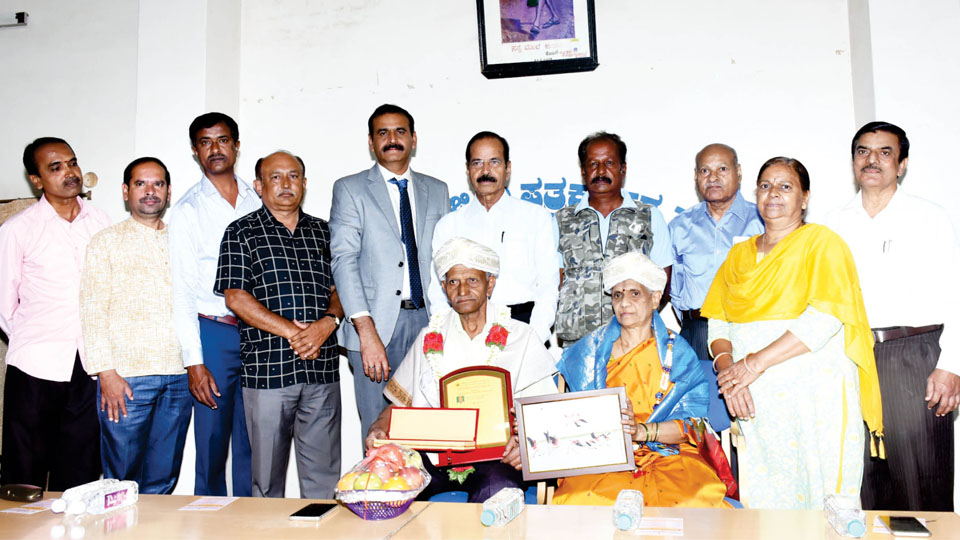 Sri Shivarathreeshwara Media Award presented