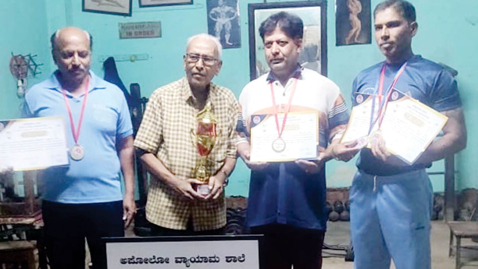 Medal-winners in State-level Bodylifting Championship