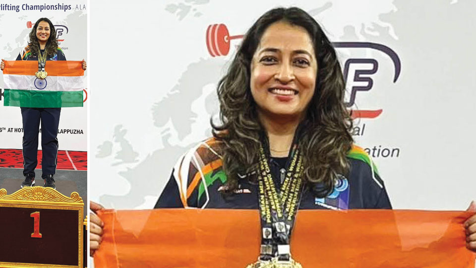 Lifts Gold in Asian Equipped Powerlifting Championship-2023