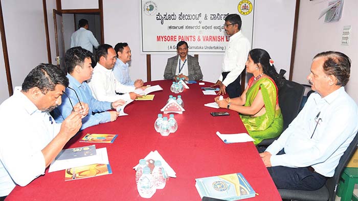 Cambodian delegation visits Mysore Paints and Varnish Ltd