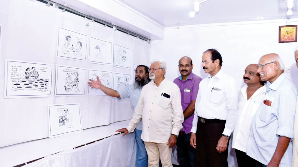 Day-long caricature expo held in city