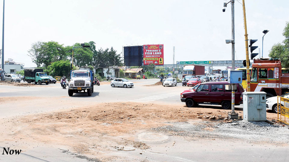 Mysuru-Bengaluru Highway Ring Road junction widened