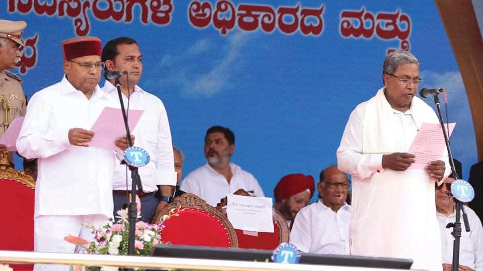 Siddharamaiah sworn-in as Karnataka’s 24th CM