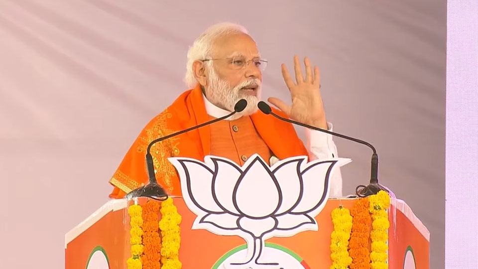 PM Modi’s public address to voters in Nanjangud on May 7