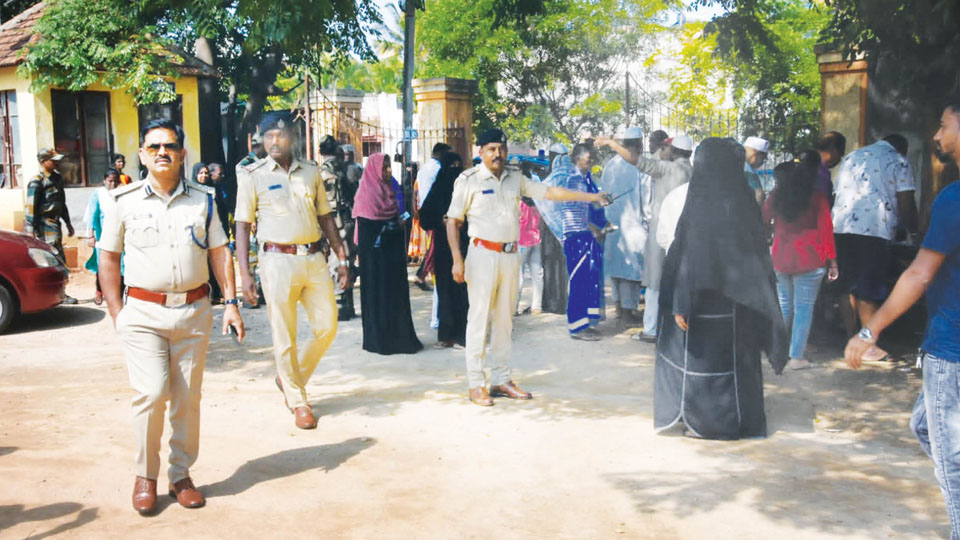 City, District Police make elaborate security for peaceful voting