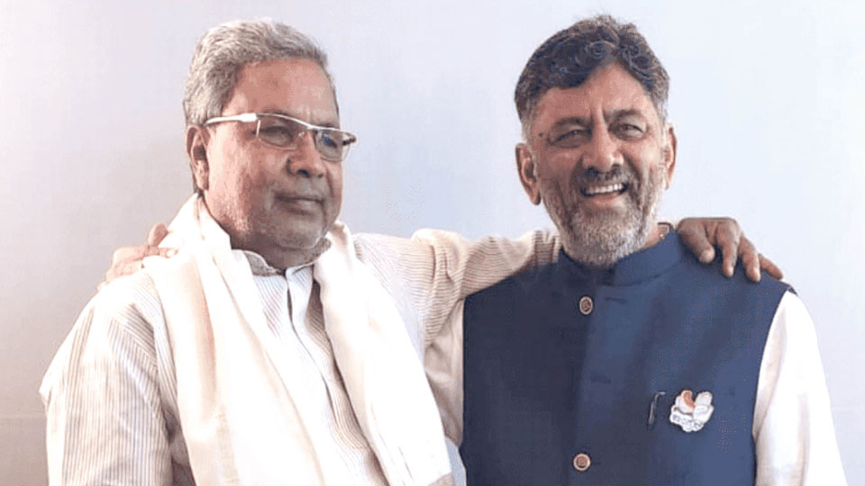 Siddu Vs DKS: Congress ready with 50:50 formula for CM’s post