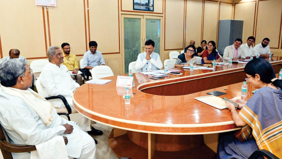 CM holds meeting with officials for proper implementation of ‘Gruha Jyothi’ Scheme