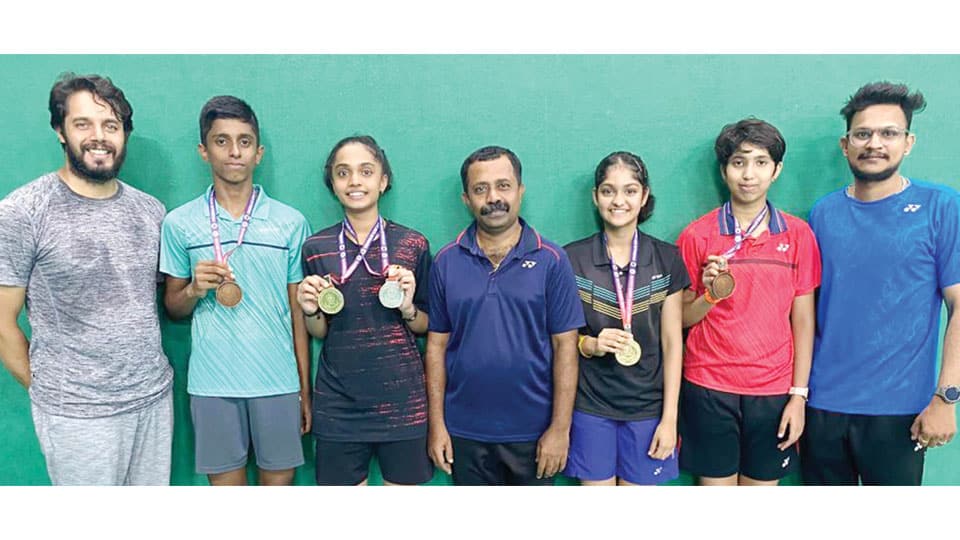 Sports Park badminton players excel at State Sub-Junior Ranking Tournament