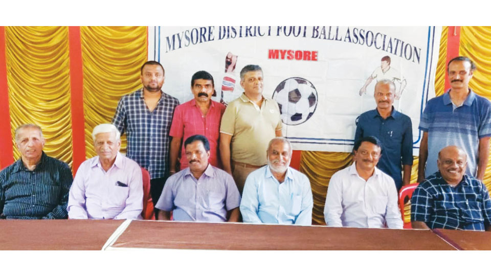 Elected as office-bearers of Mysore District Football Association