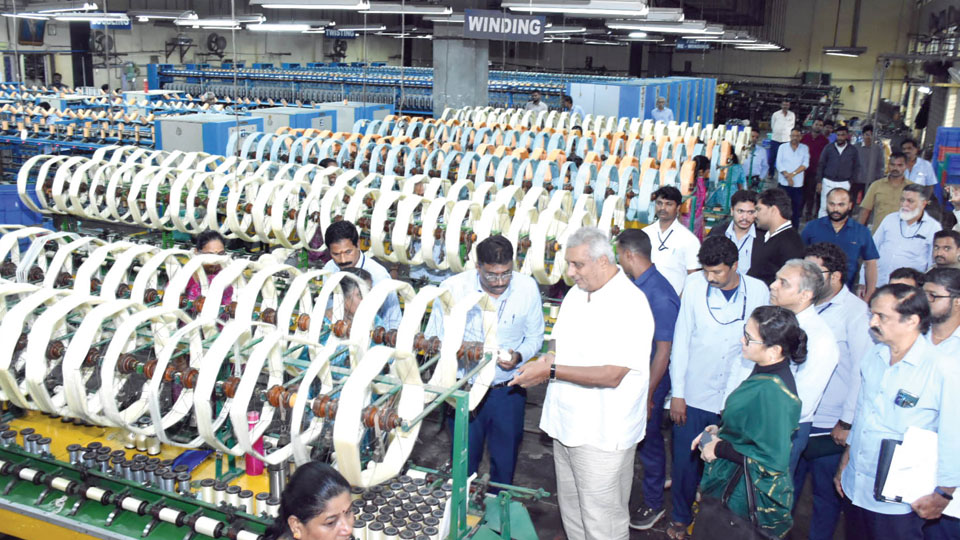 Production at Silk factories to be doubled in three years: Minister K. Venkatesh