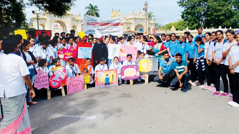 International Day Against Drug Abuse: Viveka Hospitals hold Walkathon