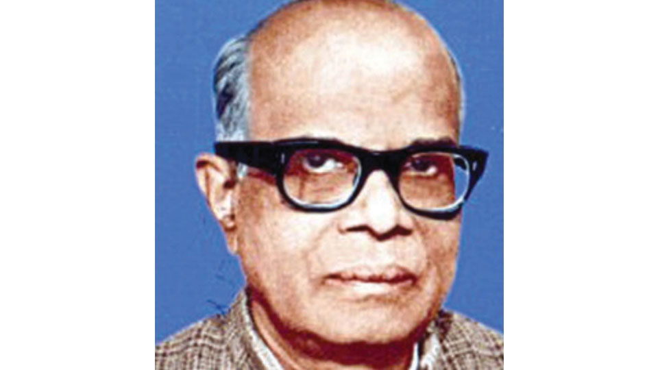 Dr. Thipperudraswamy memorial event tomorrow