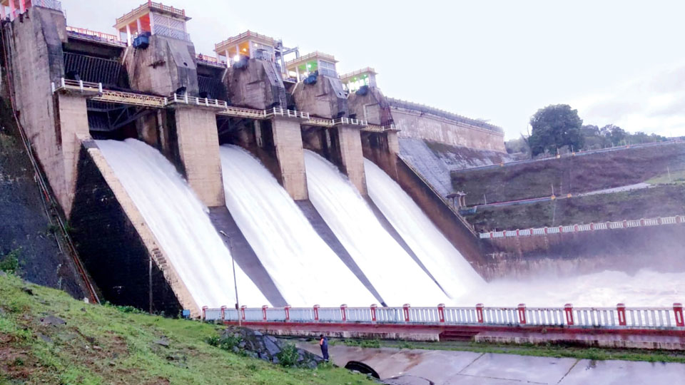 20,000 cusecs of water released from Harangi Dam