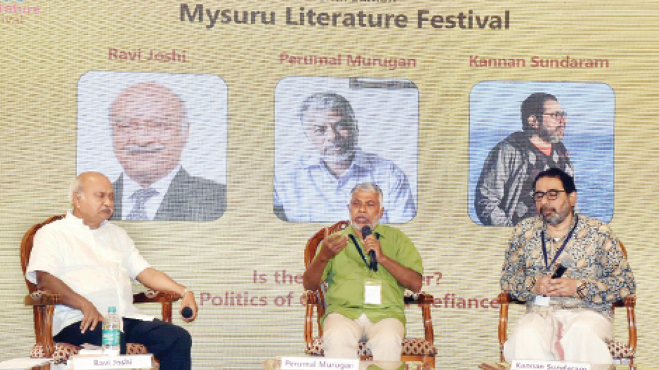 Is pen mightier? Author Perumal Murugan debates