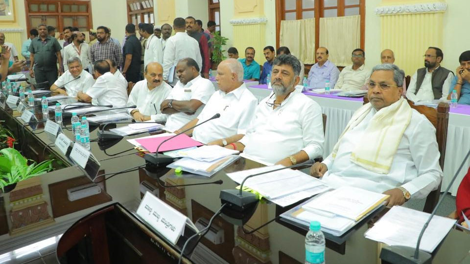 Cauvery water row and Inter-State river disputes: CM chairs All-Party Meet