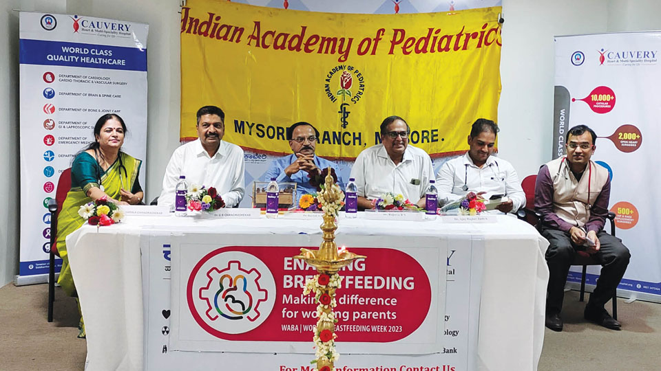 Cauvery Hospital conducts Breastfeeding Awareness Week