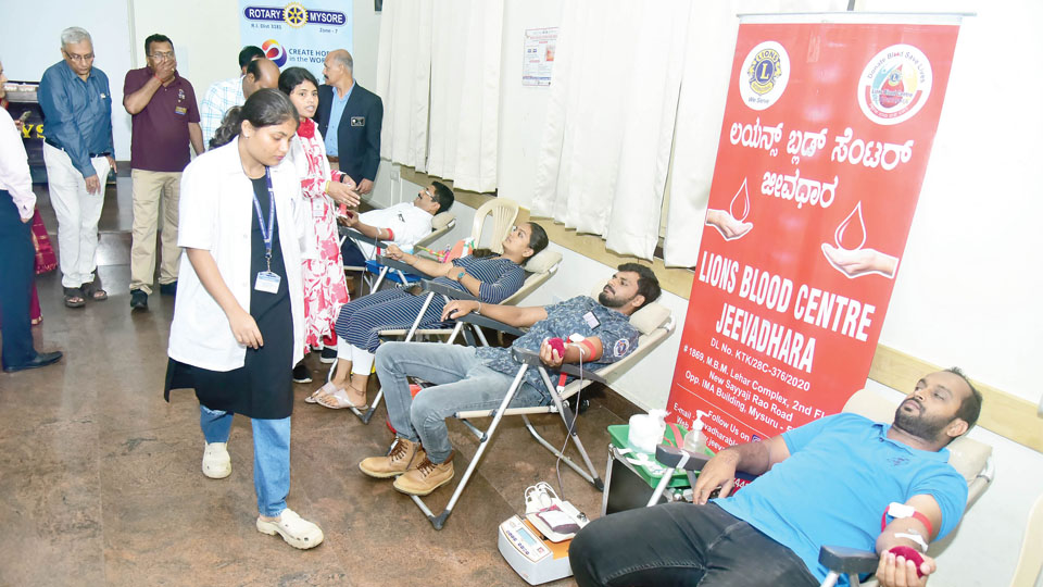 Five organisations join hands for mega blood donation drive