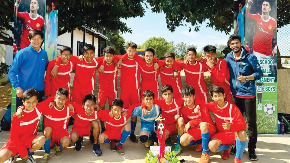 Champions of ‘Freedom Cup 2023’ U-16 Boys Football Tournament
