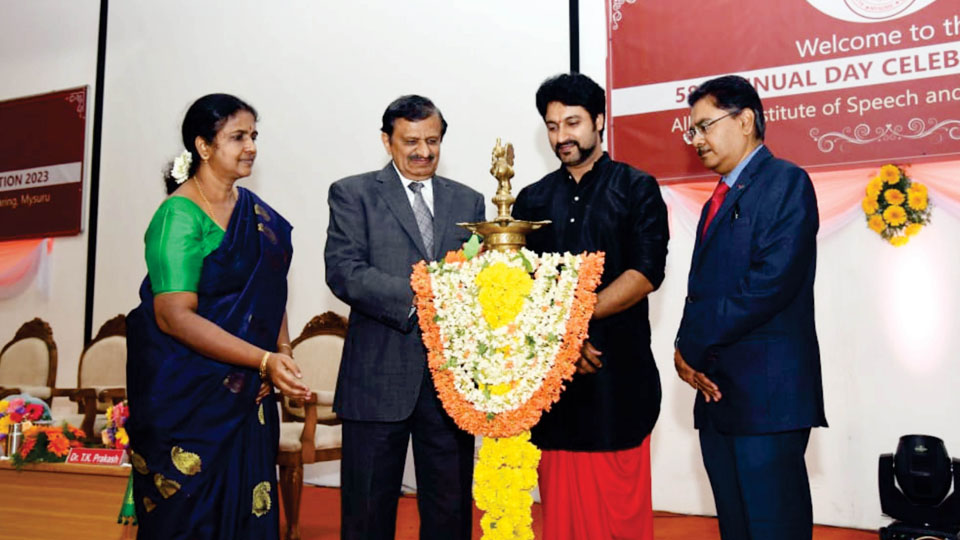 Dr. C.N. Manjunath inaugurates 58th Annual Day celebrations of AIISH