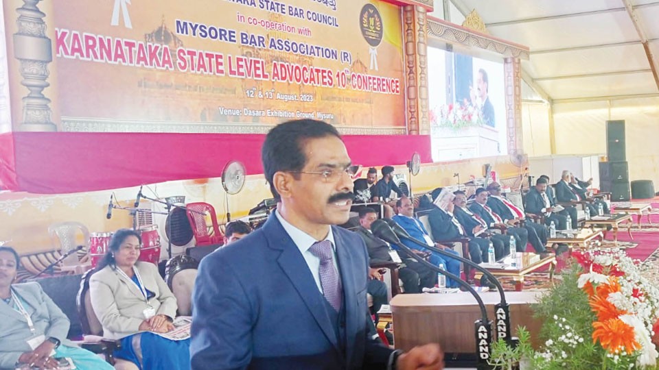10th State-level Advocates’ Conference: Advocates are social engineers, says High Court Judge Sandesh