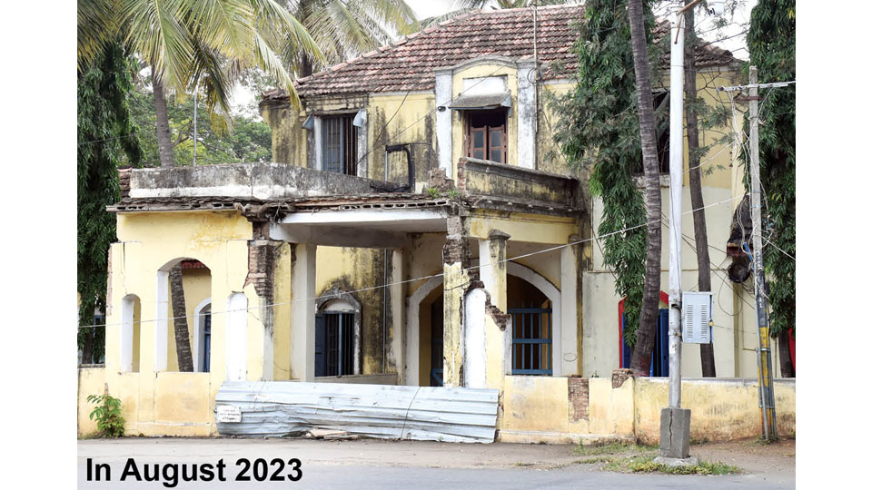 Fund crunch hits restoration of Saraswathipuram Fire Station