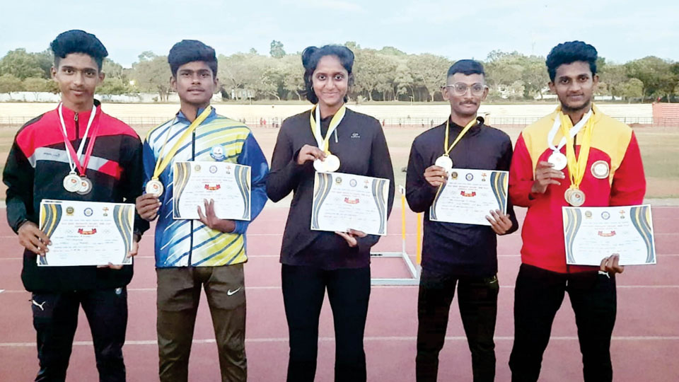 Winners in Taluk-level Athletics