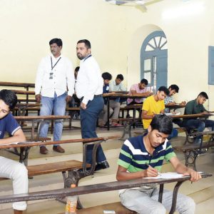 District TET examinations held amid tight security in city