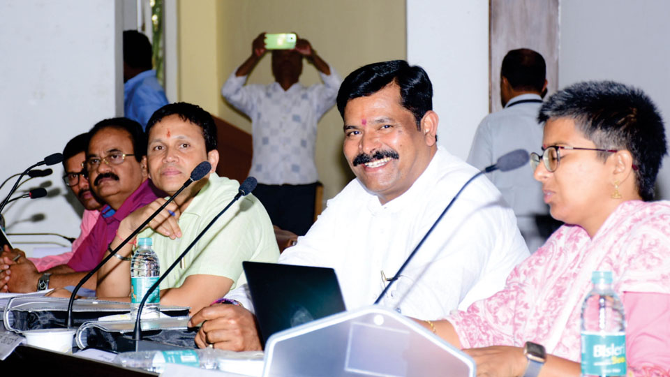 Minister Tangadagi objects to delay in works of Backward Classes Dept.