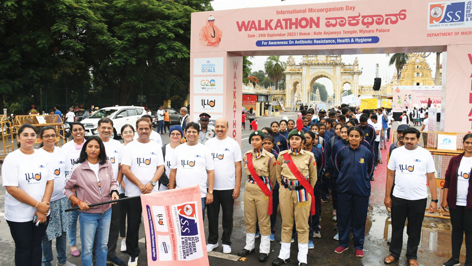 Walkathon for Antibiotic Resistance, Health & Hygiene held in city
