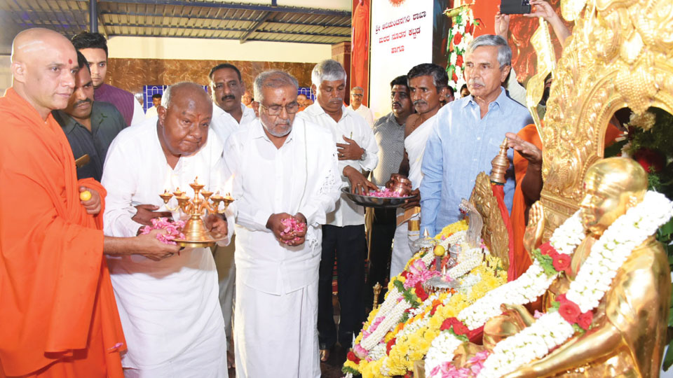 Adichunchanagiri Mutt has rendered great service to society: Former PM H.D. Deve Gowda