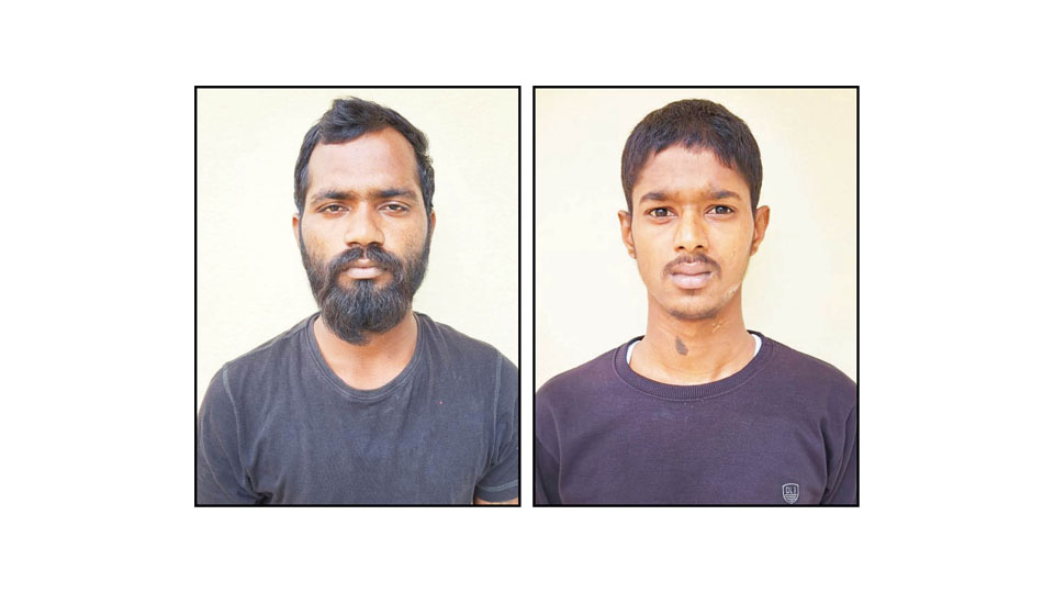 Two arrested for looting auto drivers